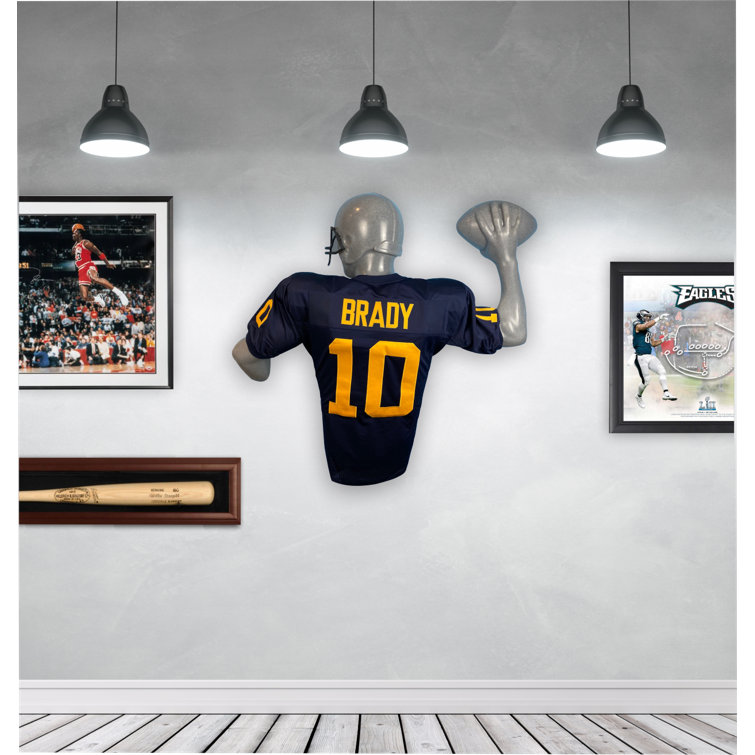 Jerzee Art 36'' x 7'' Resin Football Jersey Case Wayfair
